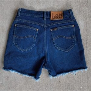 Vintage Lee denim shorts